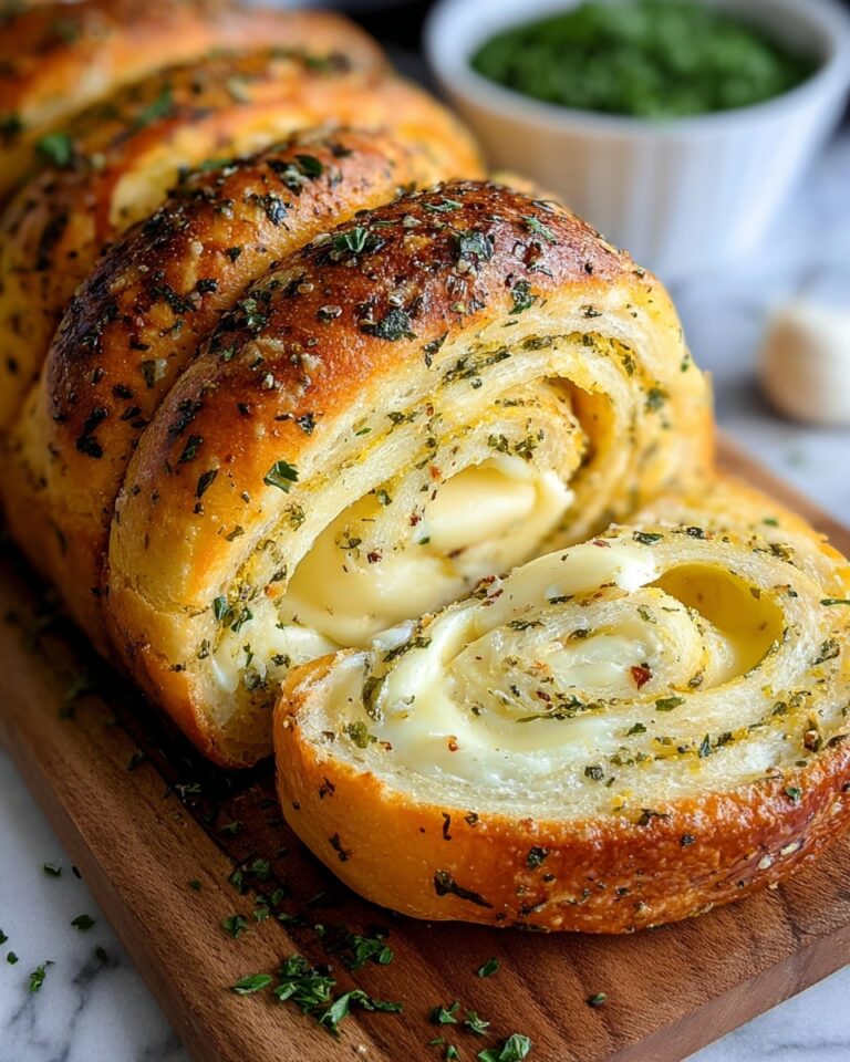 Ultimate Swirled Garlic Herb Cheese Bread Recipe