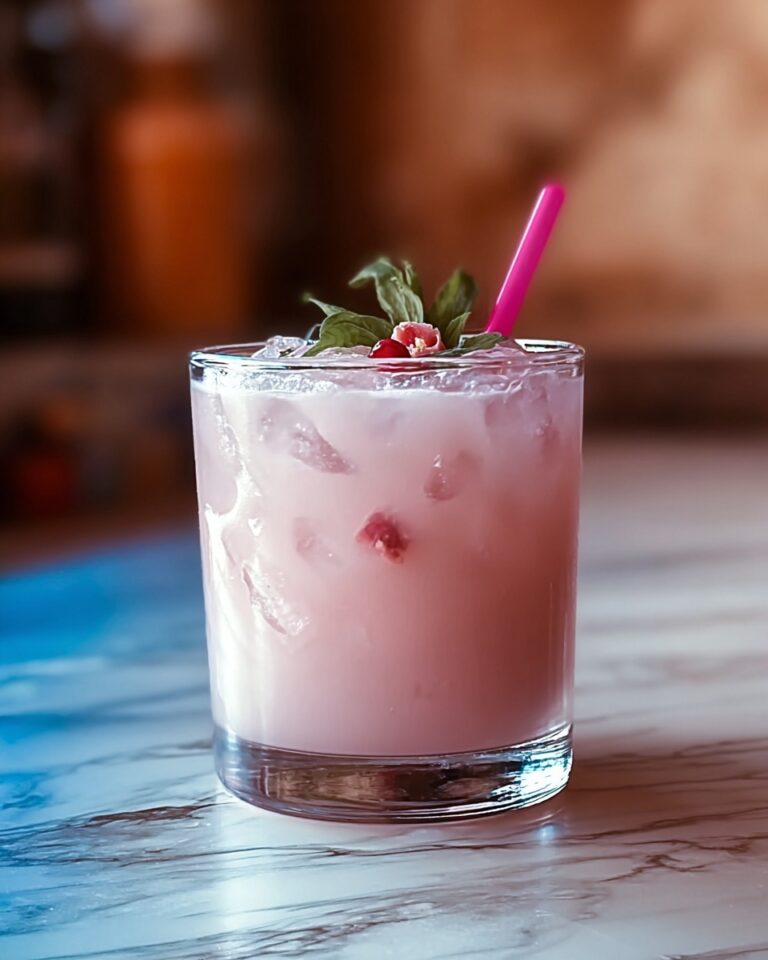 Aldi DIY Pink Drink with Strawberry and Green Tea Recipe