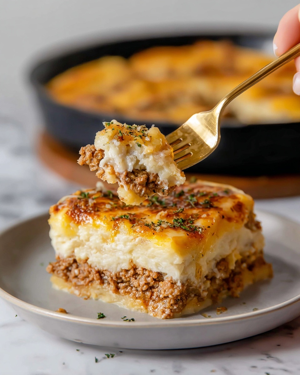 Cheddar Bay Ground Beef Cobbler Recipe - Recipe Image