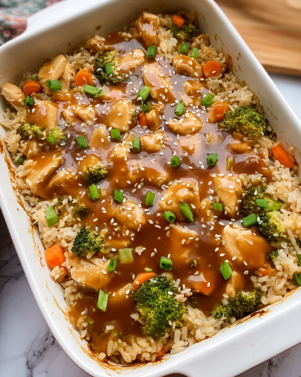 Teriyaki Chicken Casserole Recipe - Recipe Image