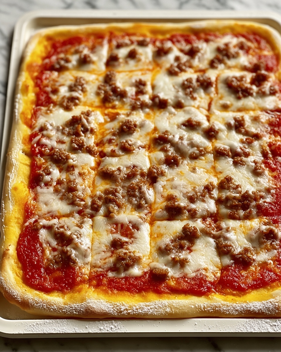 School Cafeteria-Style Pizza Recipe - Recipe Image