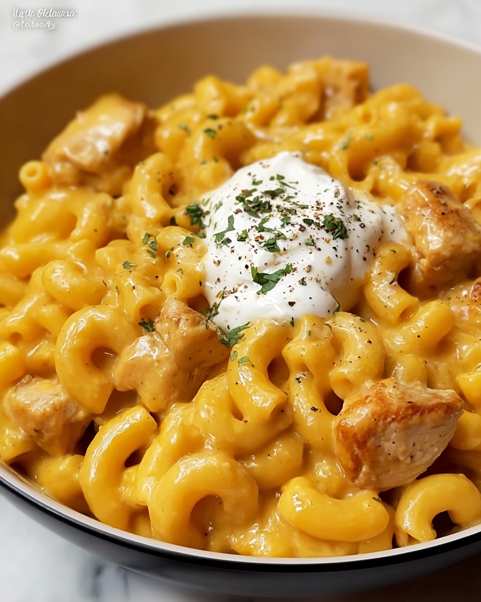 Cheesy Chicken Pasta Recipe - Recipe Image