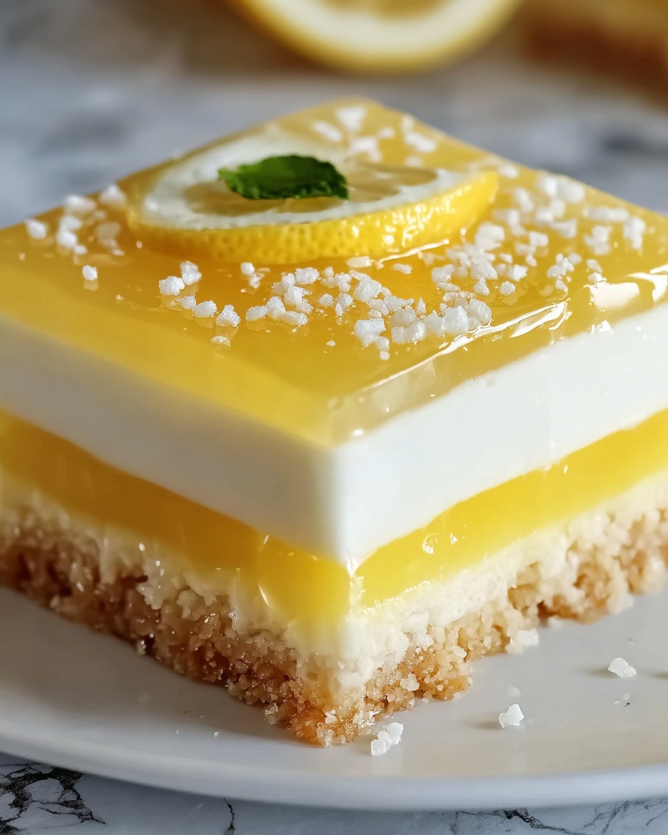 No-Bake Lemon Curd Dream Slice Recipe - Recipe Image