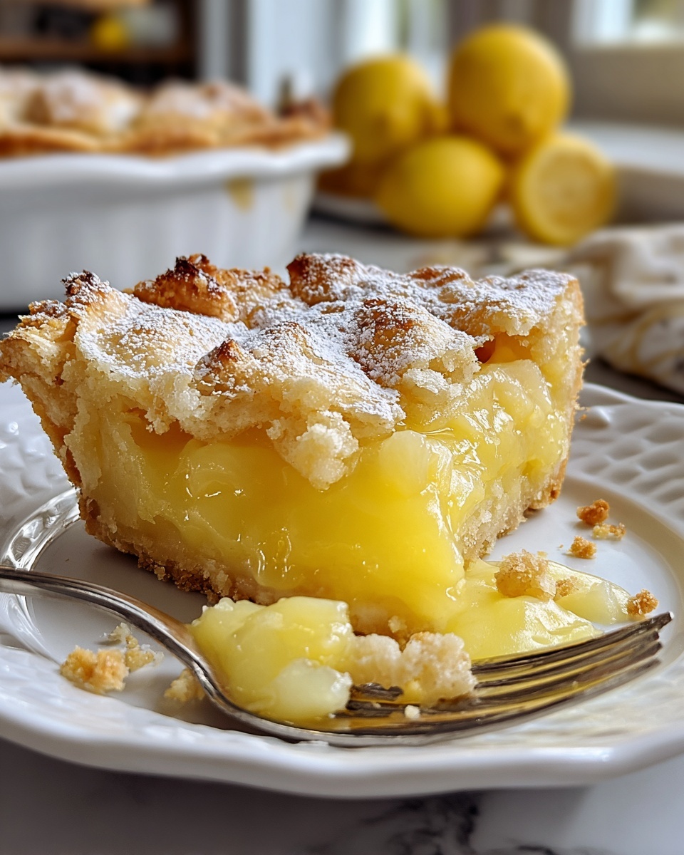 Magic Lemon Cobbler Recipe - Recipe Image