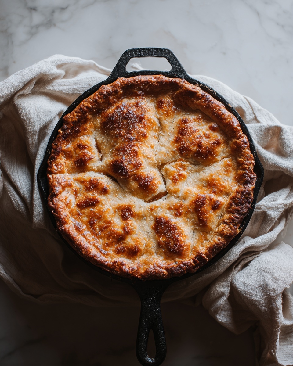 Peach Cobbler with Vanilla Ice Cream Recipe - Recipe Image