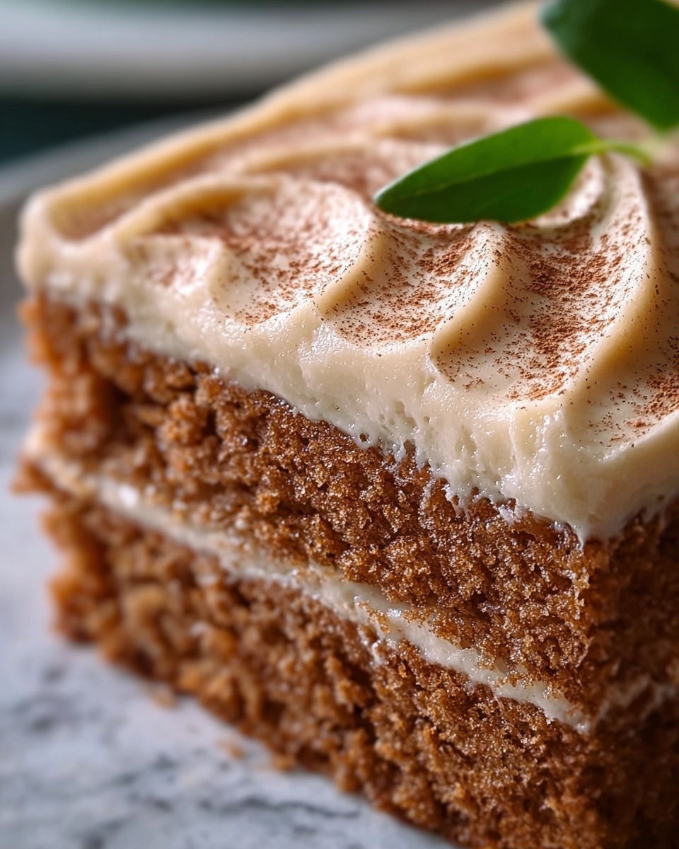 Applesauce Cake with Cinnamon Cream Cheese Frosting Recipe - Recipe Image