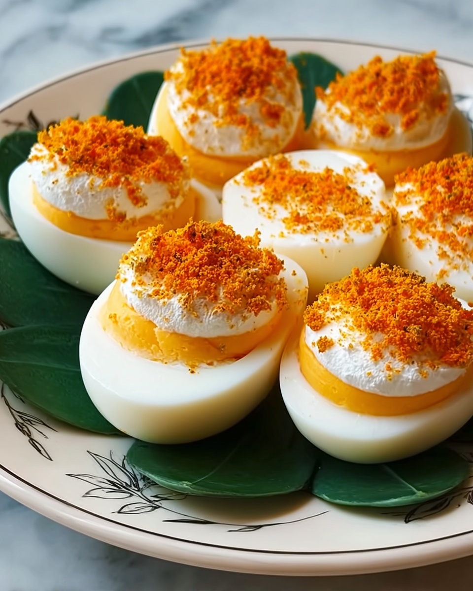 Deviled Egg Tulips Recipe - Recipe Image
