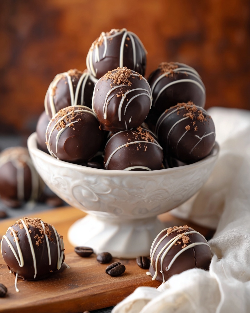 Dark Chocolate Coffee Truffles Recipe - Recipe Image