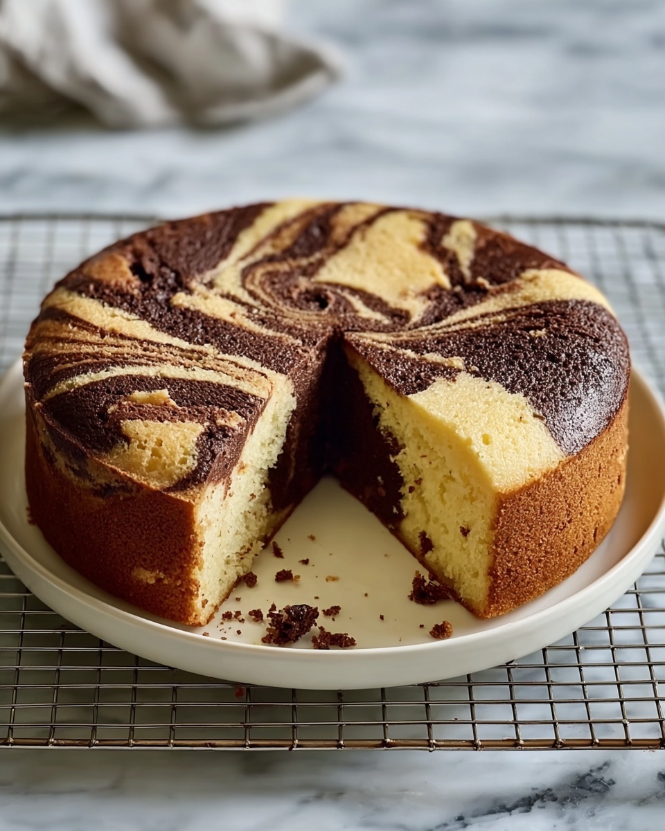 Classic Marble Cake Recipe - Recipe Image