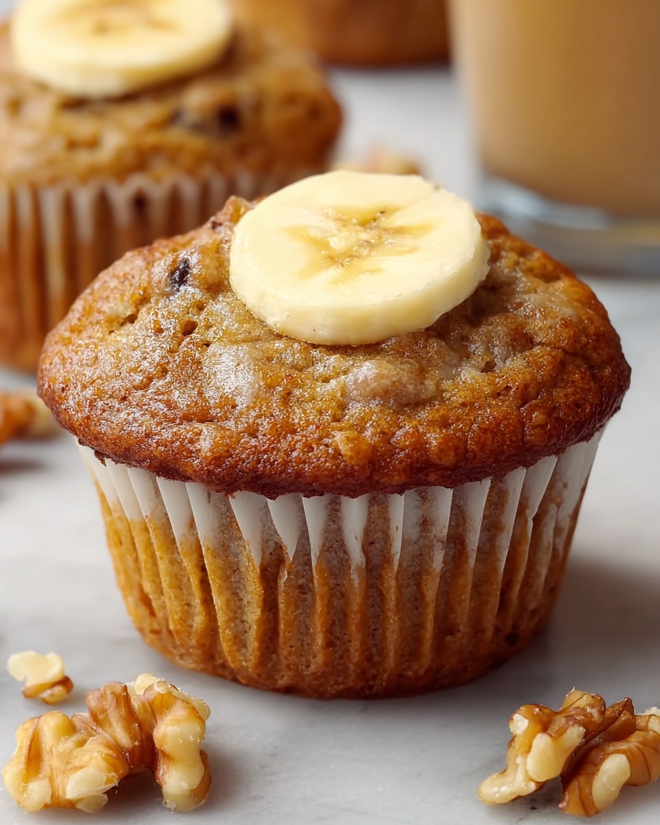 Low-Calorie Greek Yogurt Banana Muffins Recipe - Recipe Image