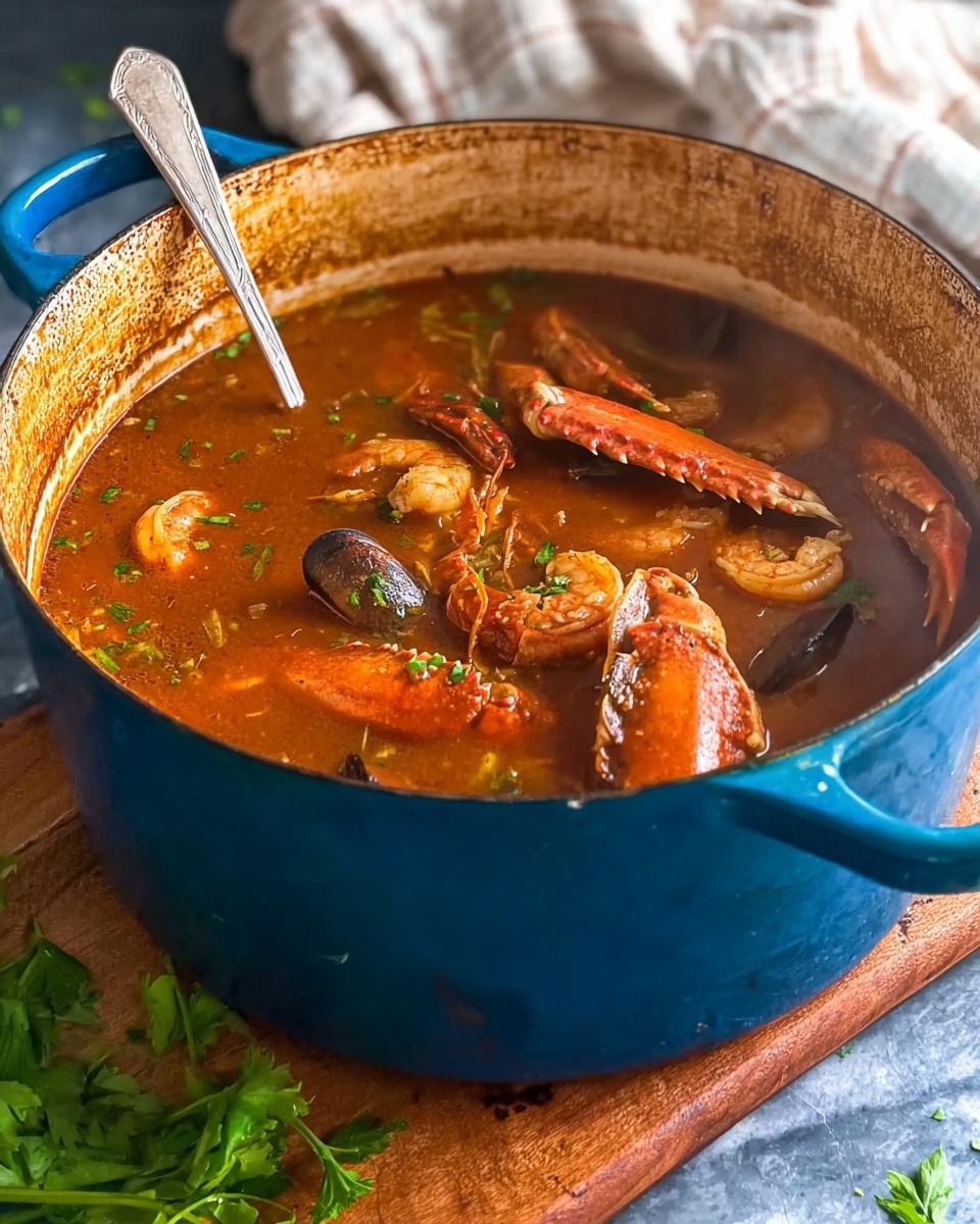 Authentic San Francisco Cioppino Seafood Stew Recipe - Recipe Image