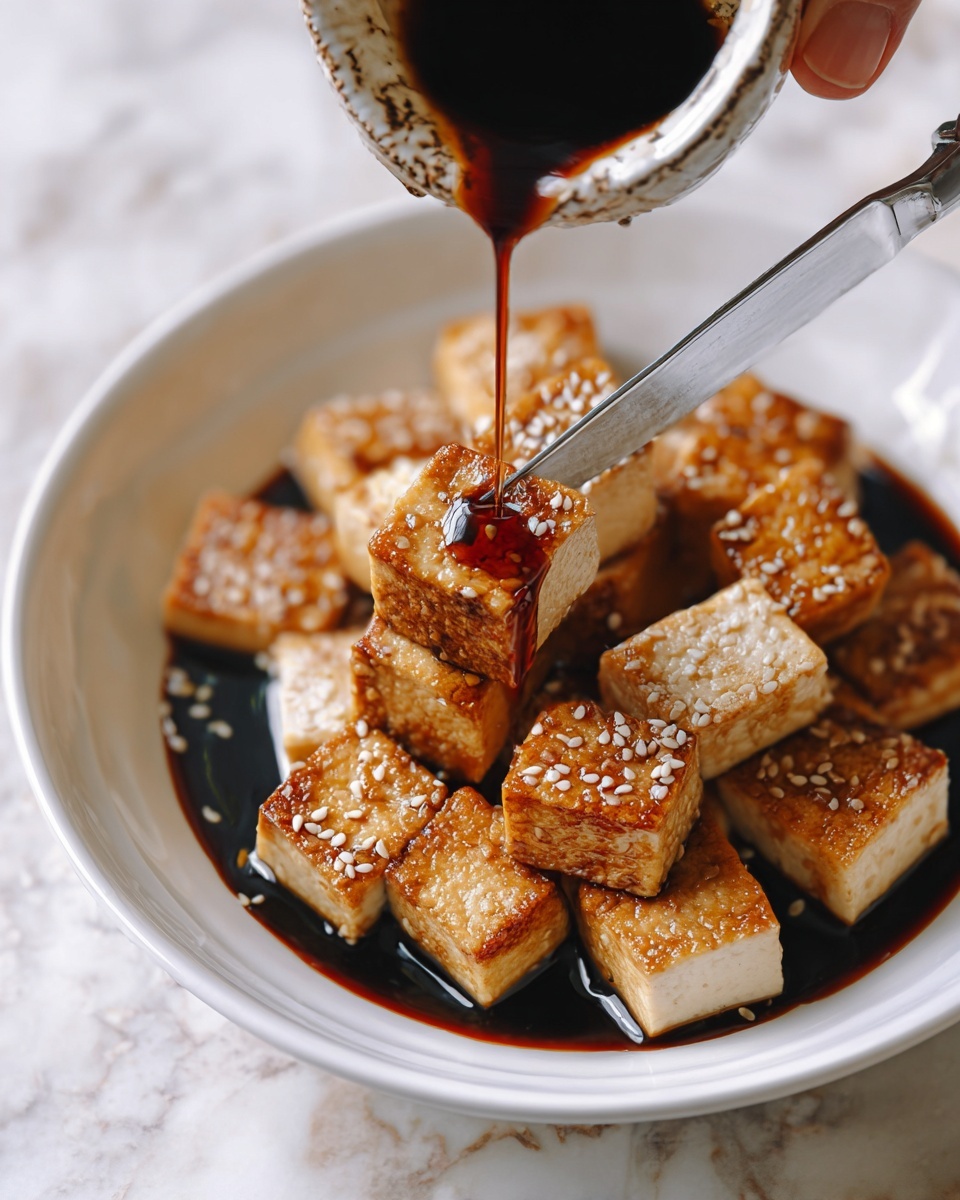 Marinated Tofu with Soy-Ginger Sauce Recipe - Recipe Image
