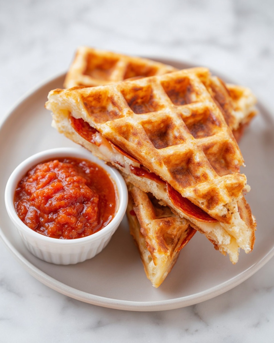 Waffle Pizza Dippers Recipe - Recipe Image