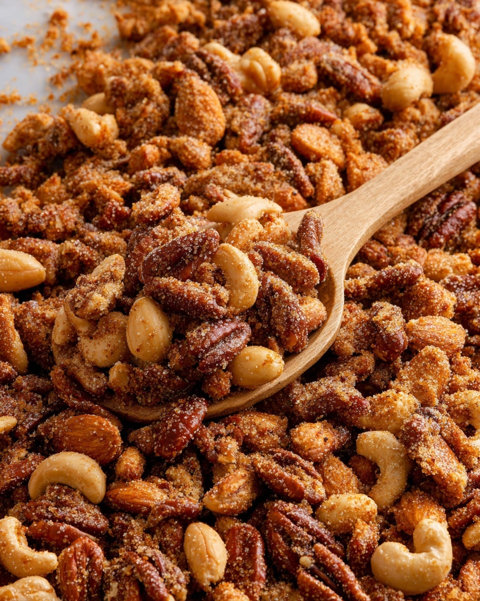 Slow Cooker Candied Mixed Nuts Recipe - Recipe Image