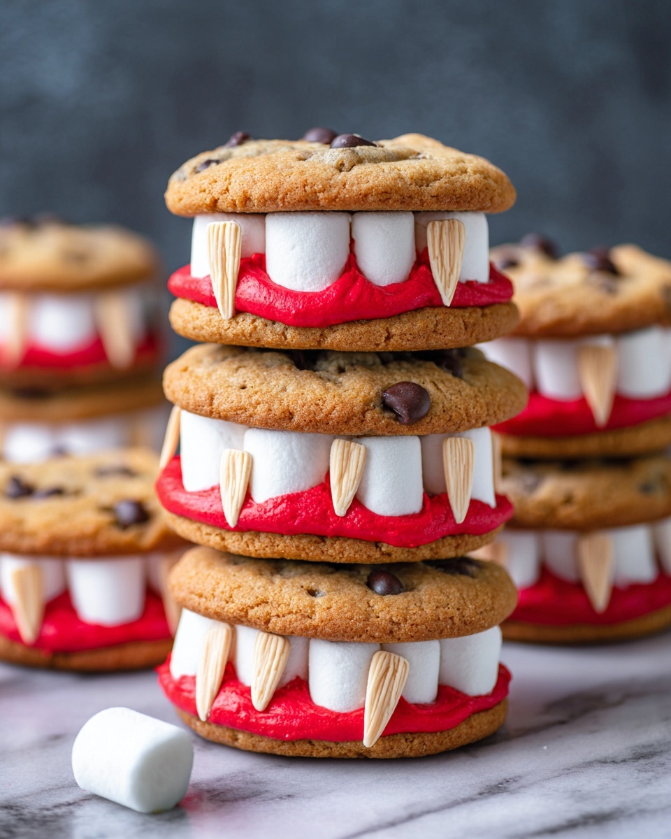Vampire Teeth Cookies Recipe - Recipe Image