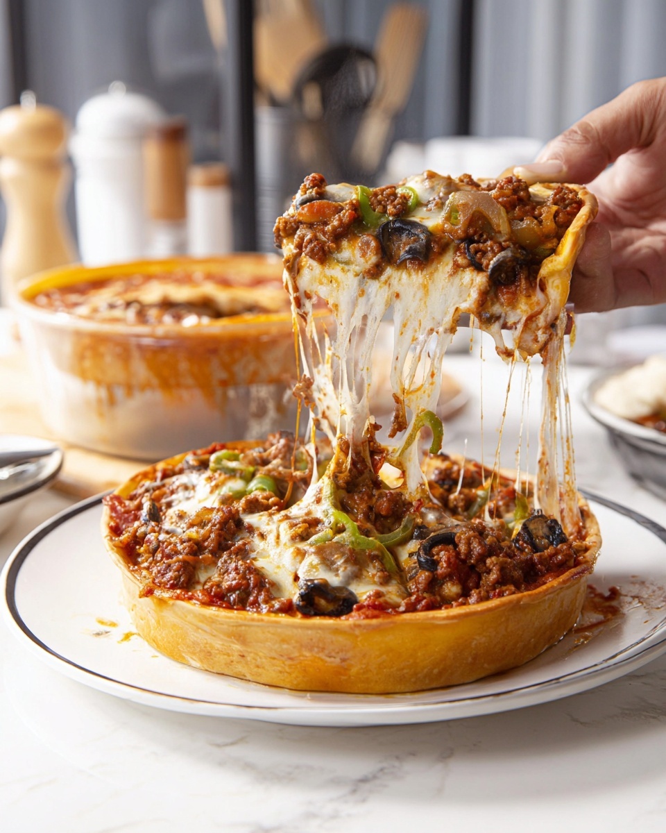 Upside Down Pizza Pot Pie Recipe - Recipe Image