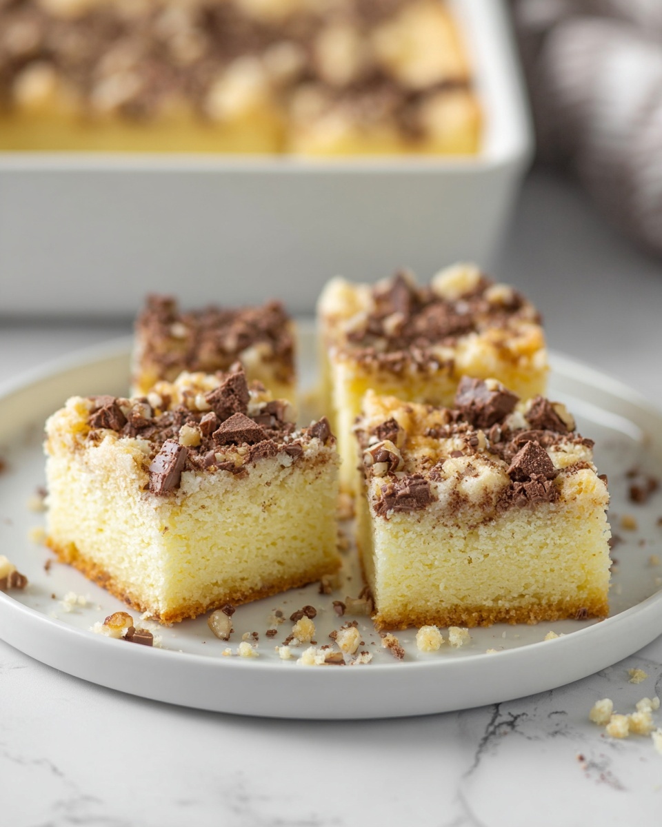 Toffee Crunch Cheesecake Bars Recipe - Recipe Image