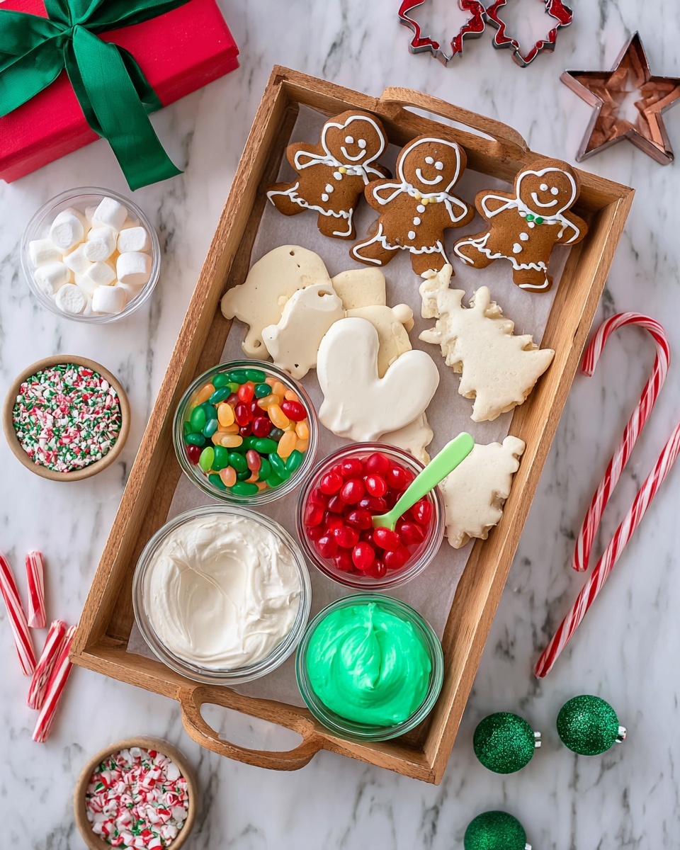 Christmas Sugar Cookie Decorating Board Recipe - Recipe Image