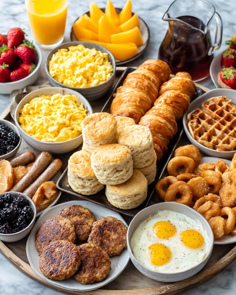 Breakfast Charcuterie Grazing Board Recipe - Recipe Image