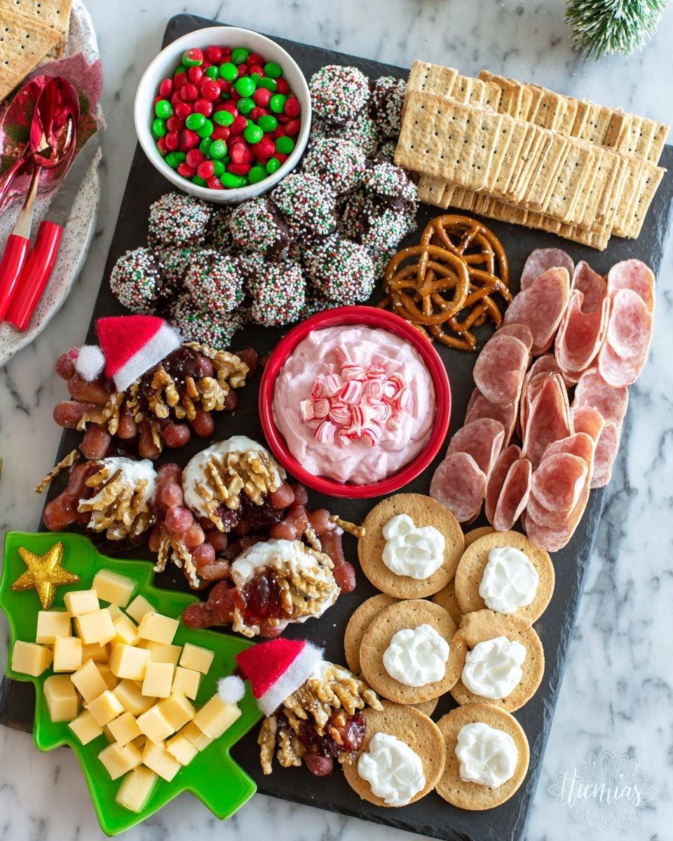 Holiday Appetizer Snack Board Recipe - Recipe Image