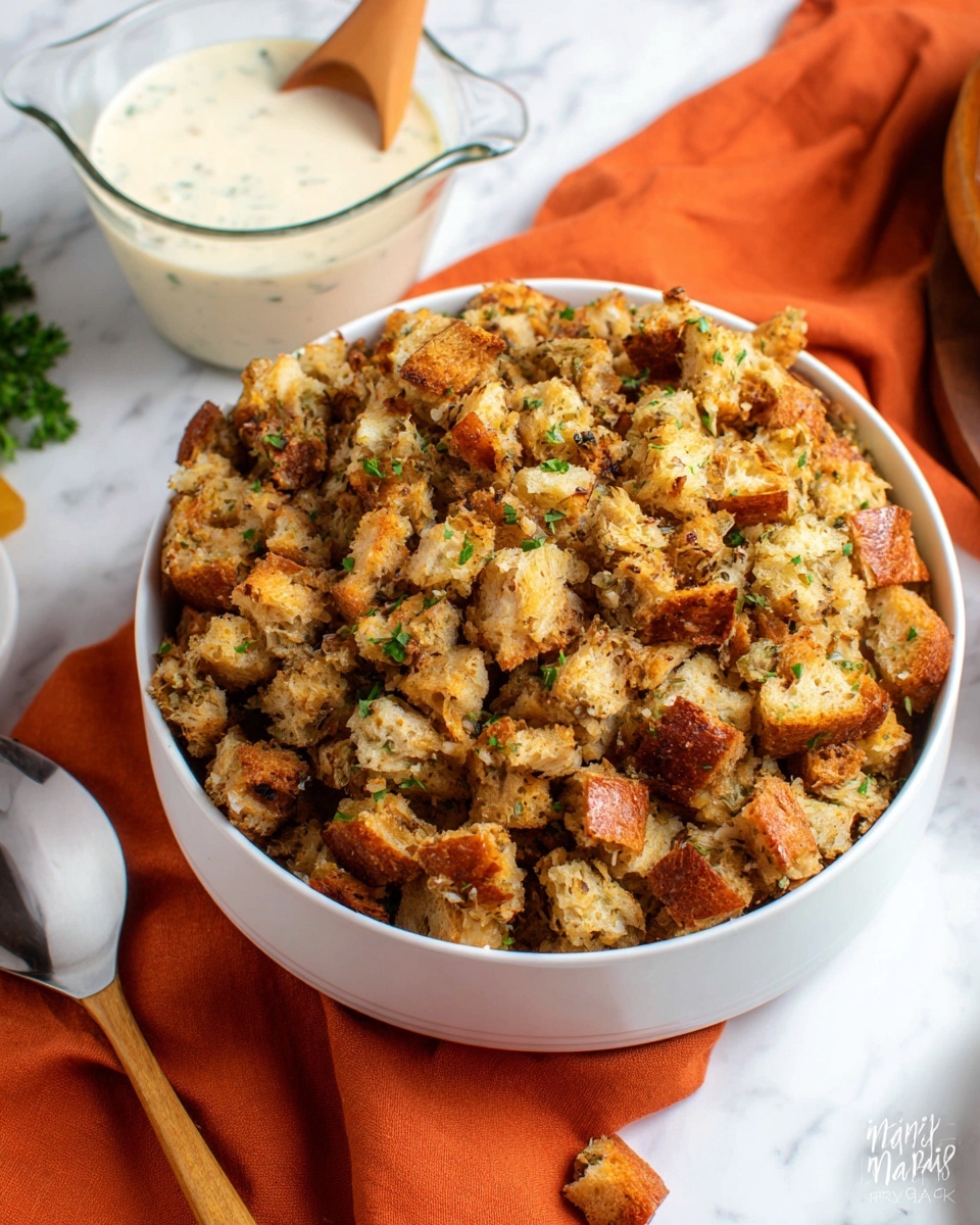 Easy Crockpot Stuffing Recipe - Recipe Image