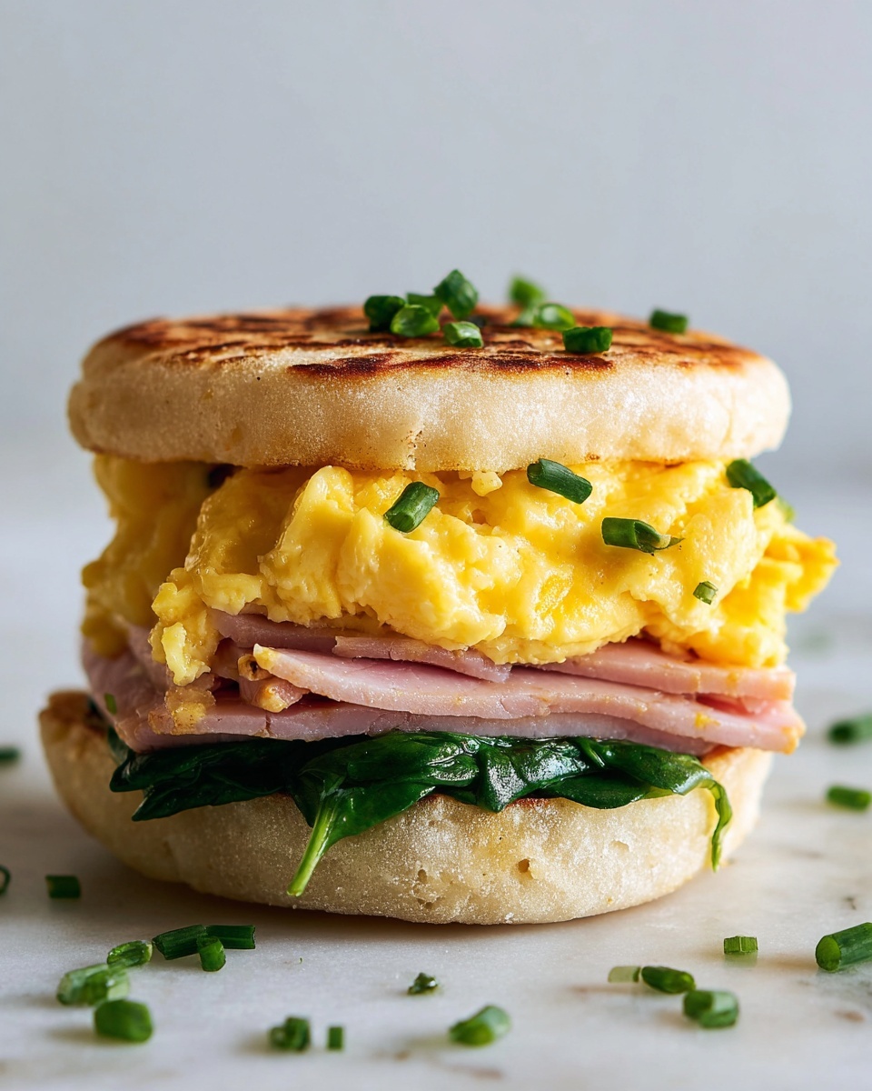 Breakfast Sandwich with Eggs, Avocado, and Your Favorite Veggies Recipe - Recipe Image