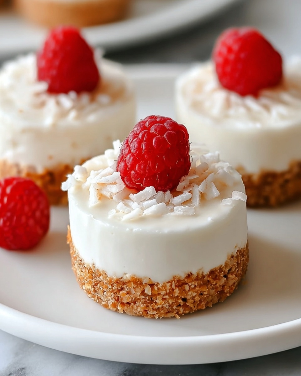 No-Bake Mini Cheesecakes with Berries and Chocolate Shavings Recipe - Recipe Image