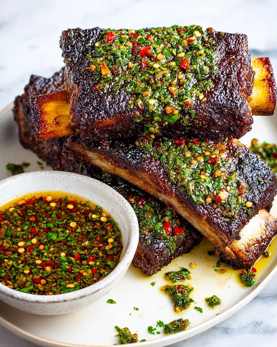 Savory Chimichurri Ribs for a Flavorful Feast Recipe - Recipe Image