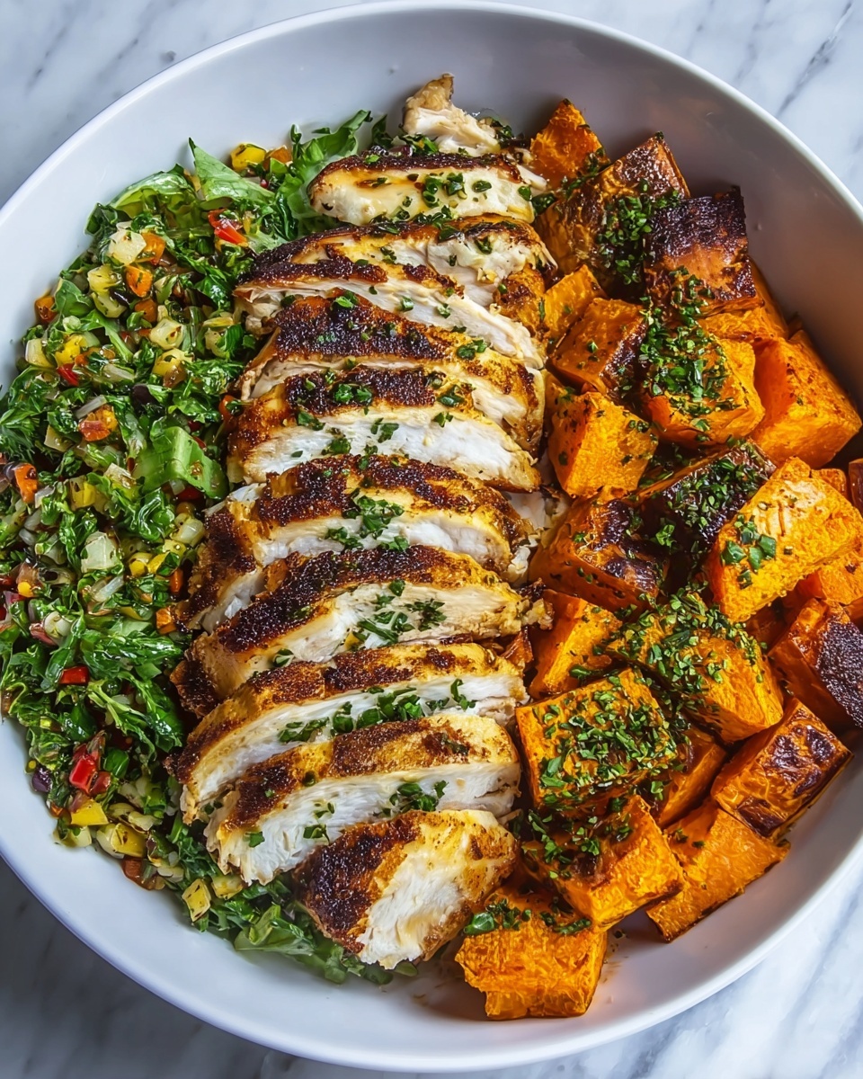 Cajun Chicken Sweet Potato Bowls for a Cozy Night Recipe - Recipe Image