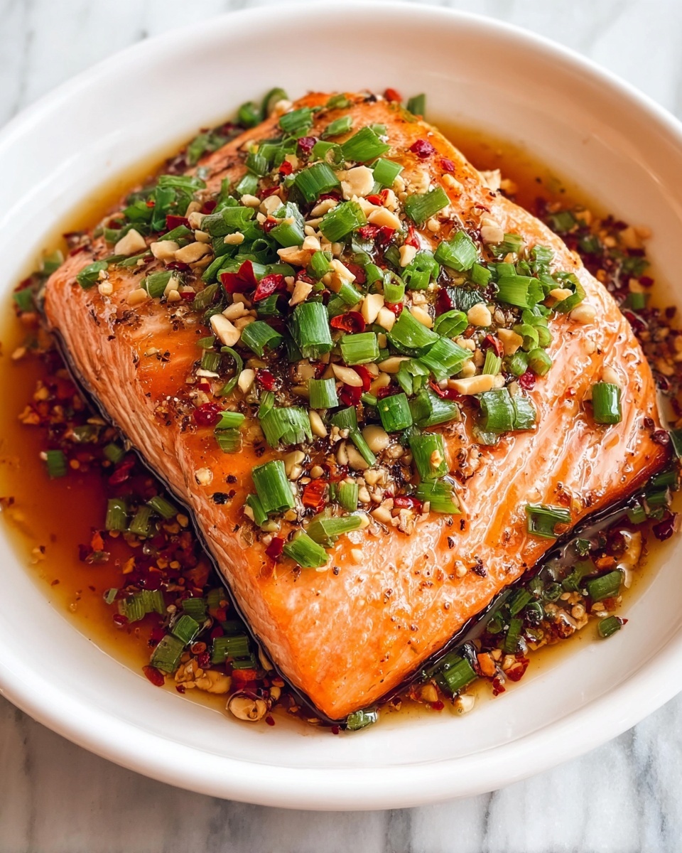 Chili Crisp Butter Salmon Recipe - Recipe Image