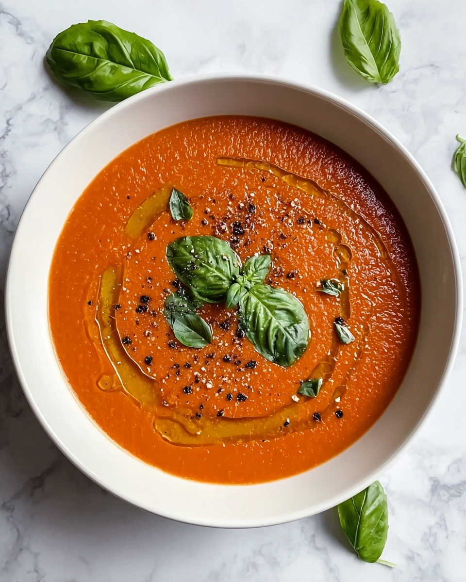 Roasted Tomato and Red Pepper Soup Recipe - Recipe Image