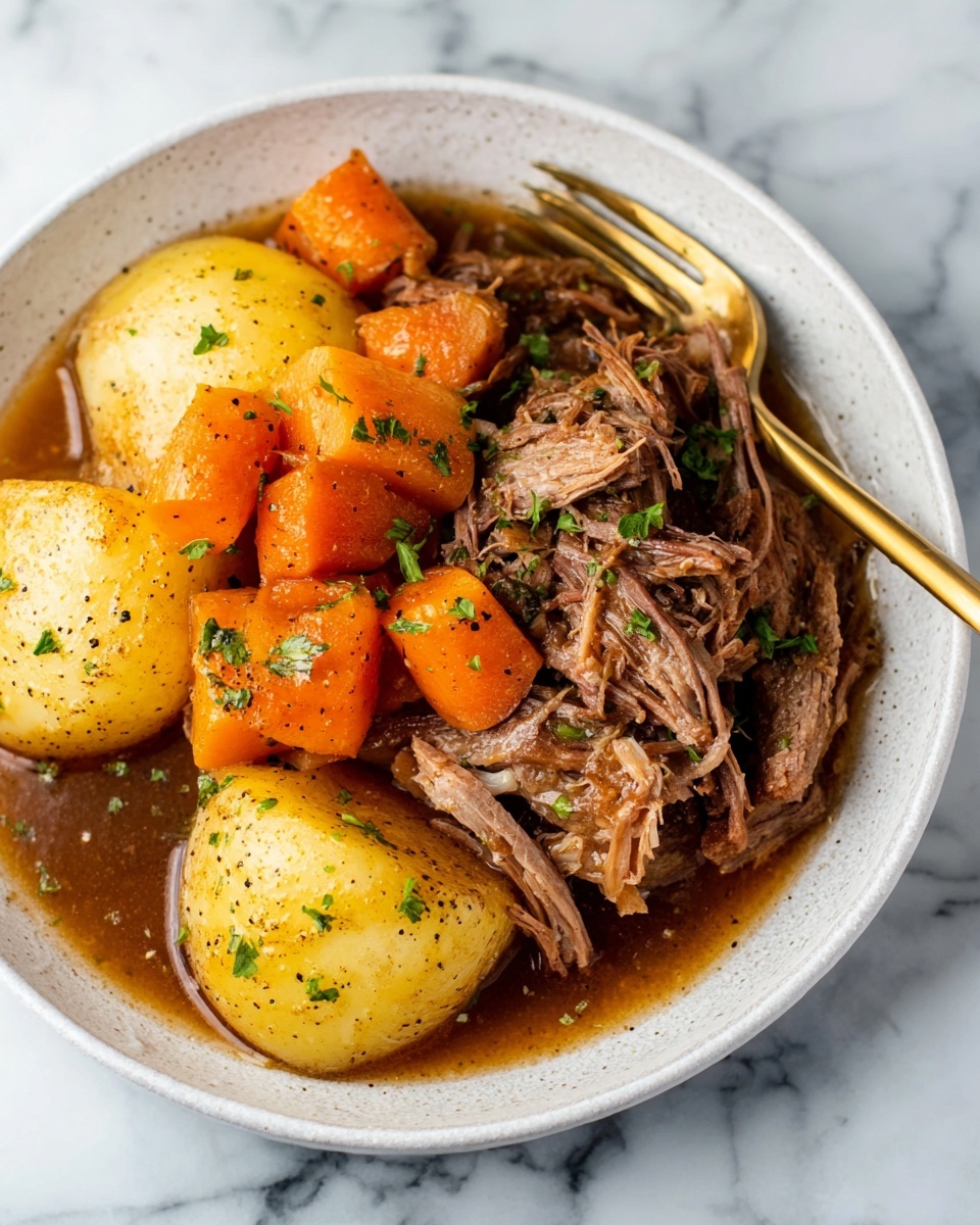 Instant Pot Pot Roast with Vegetables and Rich Gravy Recipe - Recipe Image