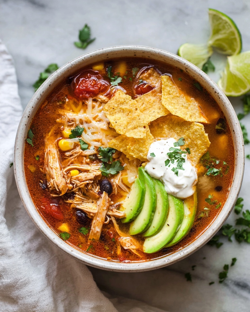 Instant Pot Chicken Tortilla Soup Recipe - Recipe Image