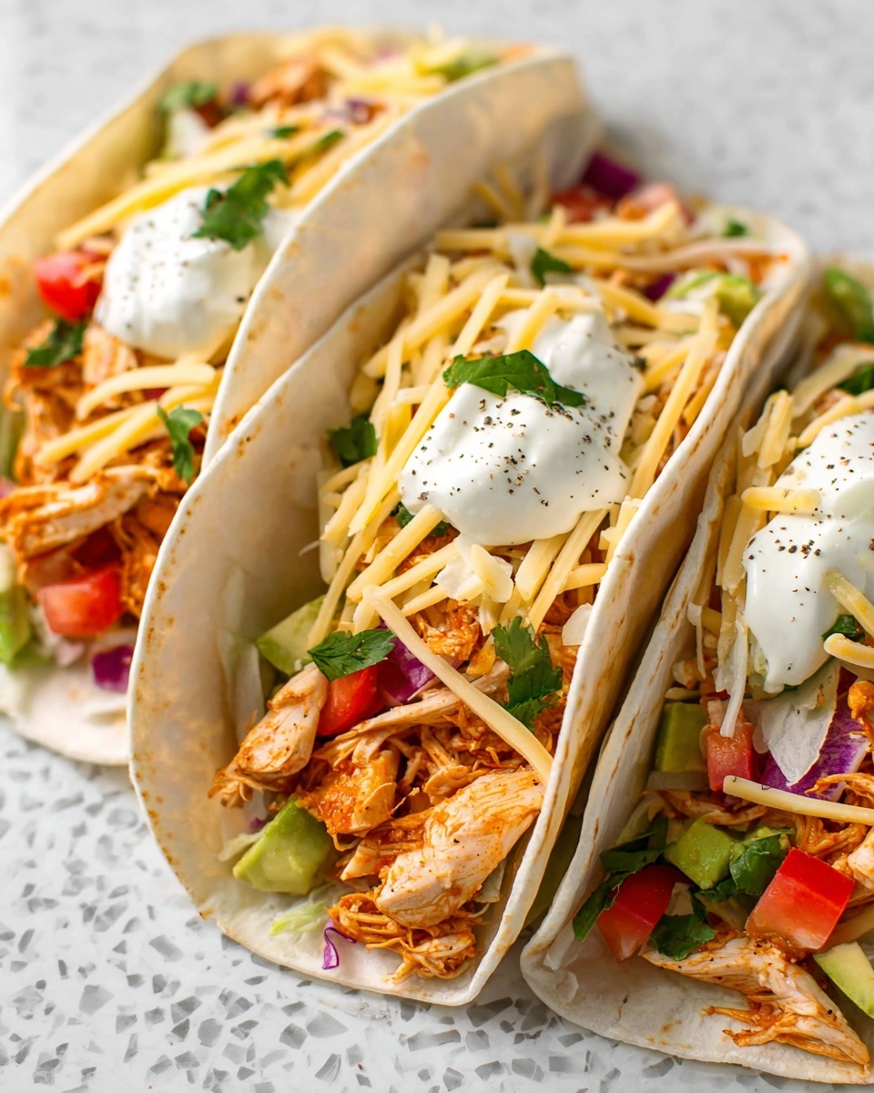 Instant Pot Chicken Tacos Recipe - Recipe Image