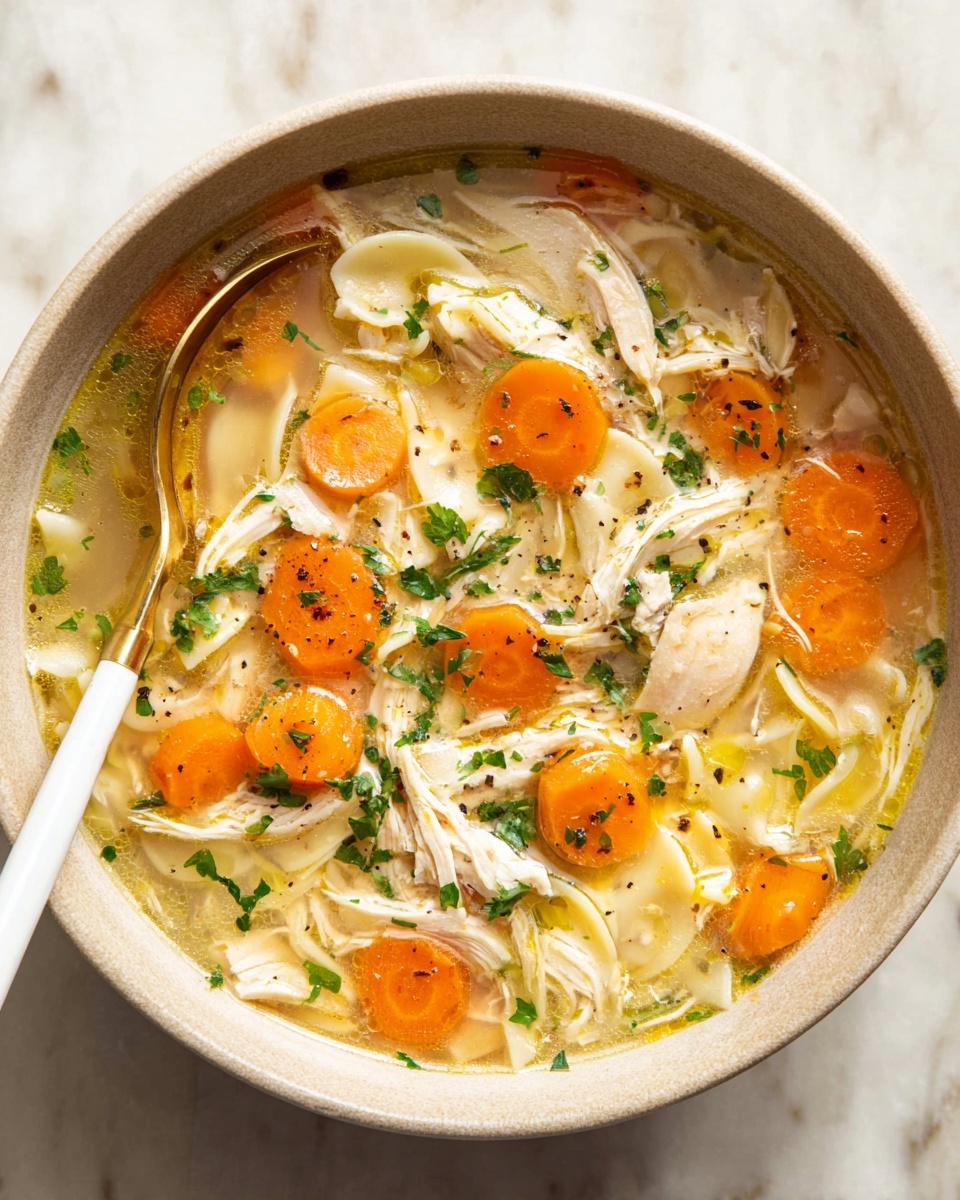 Crockpot Lemon Chicken Orzo Soup Recipe - Recipe Image