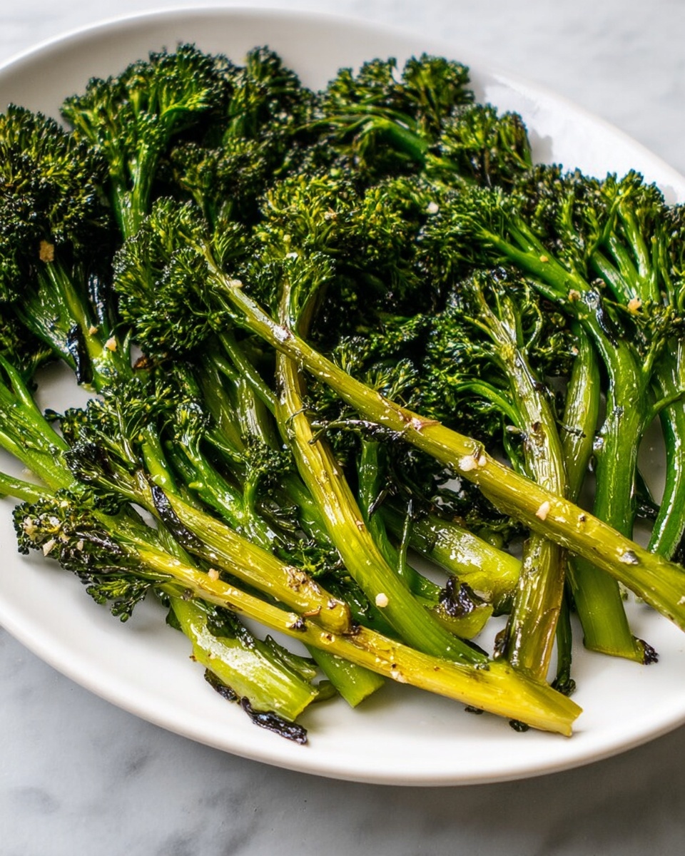 Balsamic Parmesan Roasted Broccolini Recipe - Recipe Image