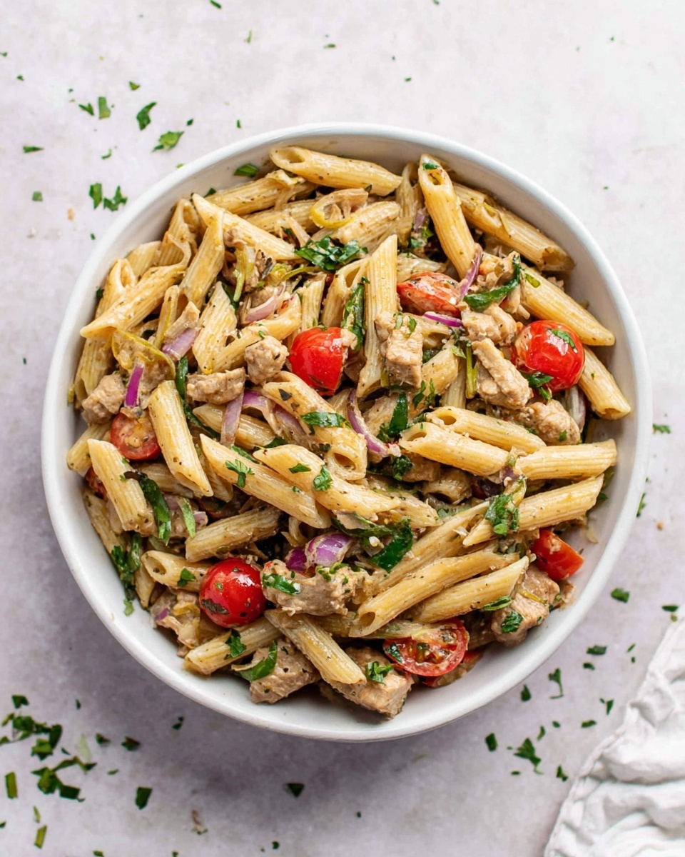 Balsamic Caprese Pasta Salad Recipe - Recipe Image