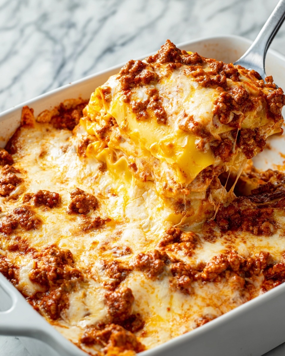 Easy Baked Ravioli with Ground Beef and Cheese Recipe - Recipe Image