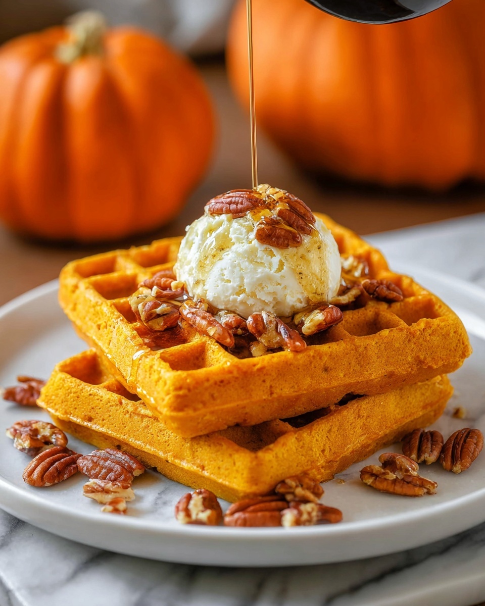 Pumpkin Waffles Recipe - Recipe Image