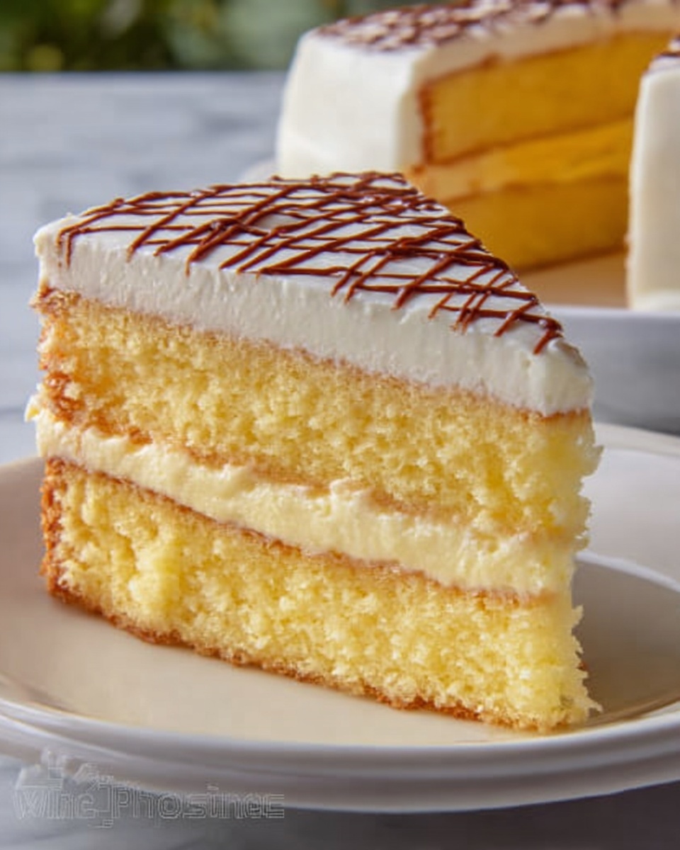 Ptichye Moloko Cake (Bird's Milk Cake) Recipe - Recipe Image