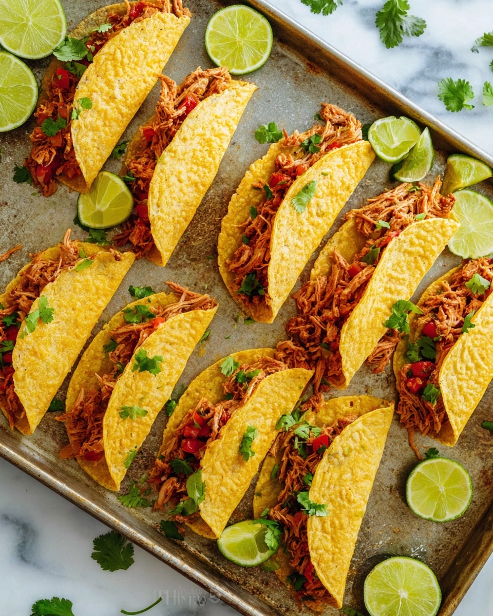 Baked Chicken Tacos Recipe - Recipe Image