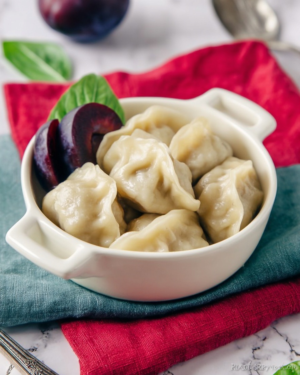 Plum Vareniki (Plum Pierogies) Recipe - Recipe Image