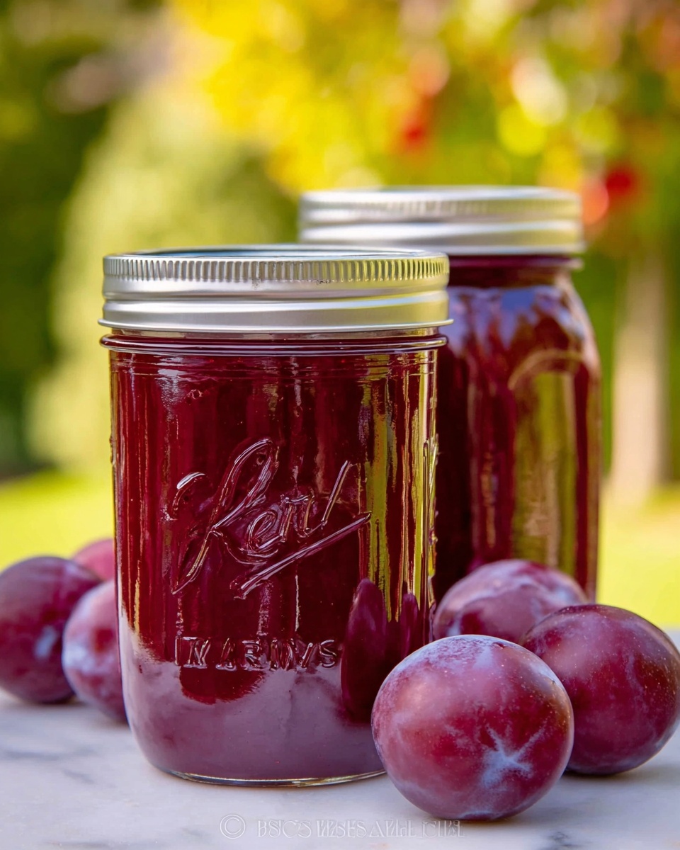 No-Peel No-Pectin Plum Jam Recipe - Recipe Image