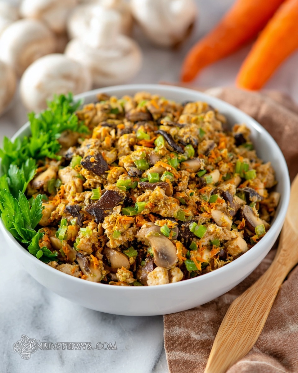 Chicken and Mushroom Wedding Salad Recipe - Recipe Image