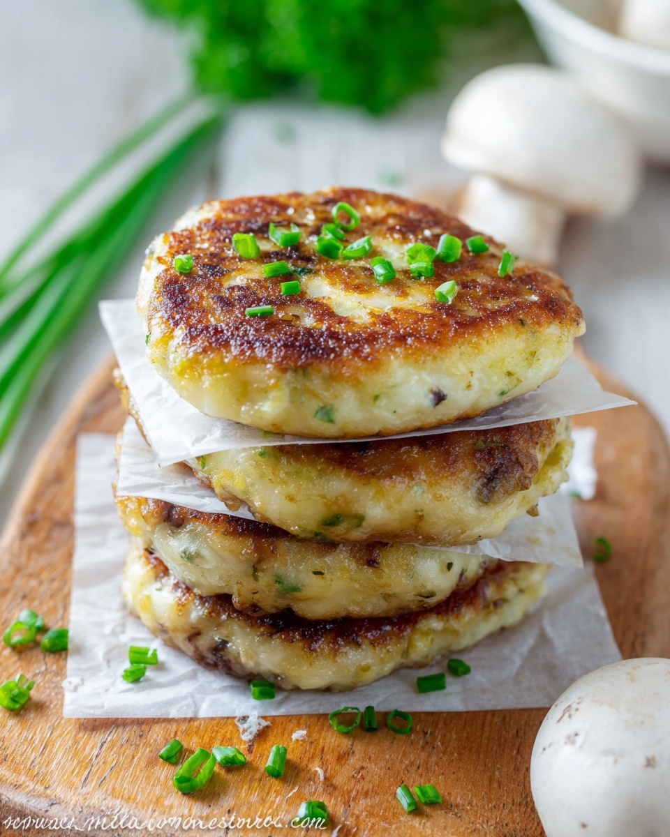 Chicken and Mushroom Patties (Kotlety) Recipe - Recipe Image