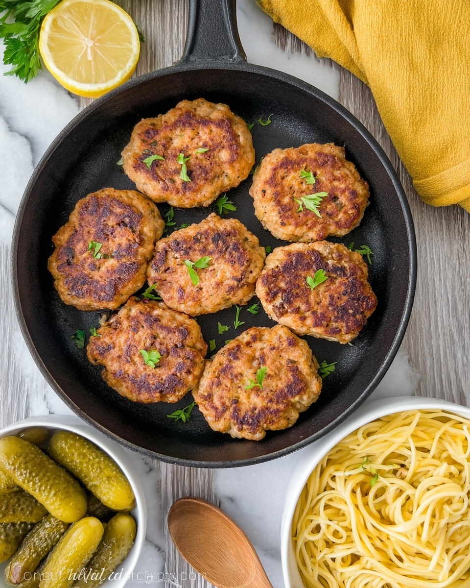 Chicken and Beef Croquettes (Pozharsky Kotleti) Recipe - Recipe Image