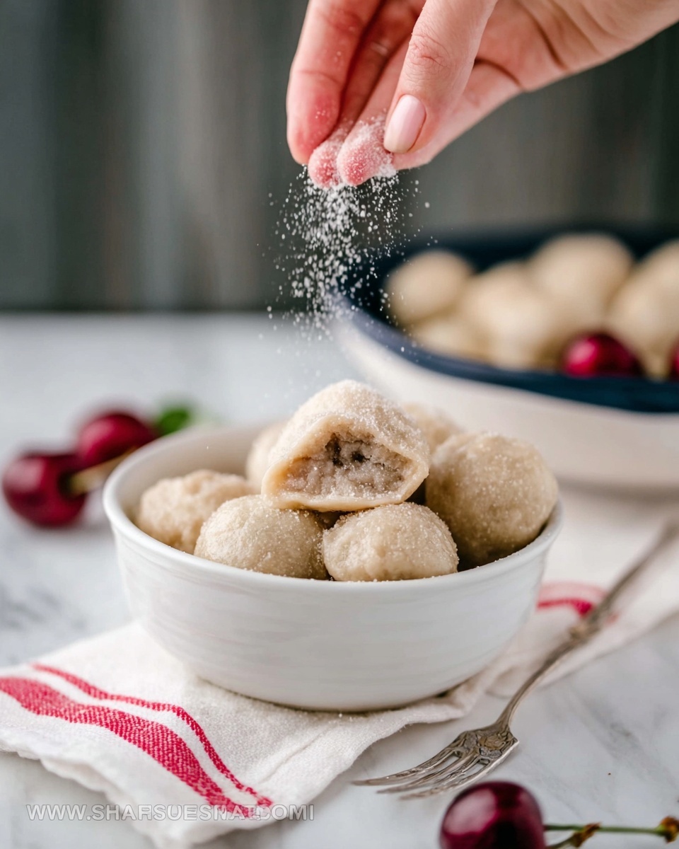 Cherry Vareniki (Cherry Pierogi) Recipe - Recipe Image