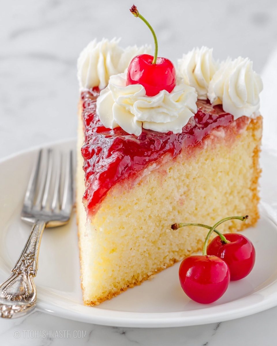 Cherry Upside-Down Cake Recipe - Recipe Image