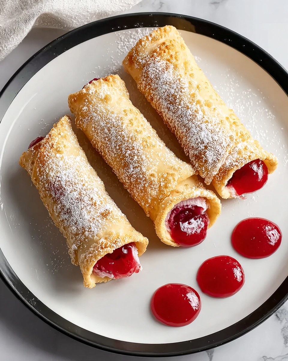 Air Fryer Cherry Pie Taquitos: A Sweet & Crispy Dessert in Minutes Recipe - Recipe Image