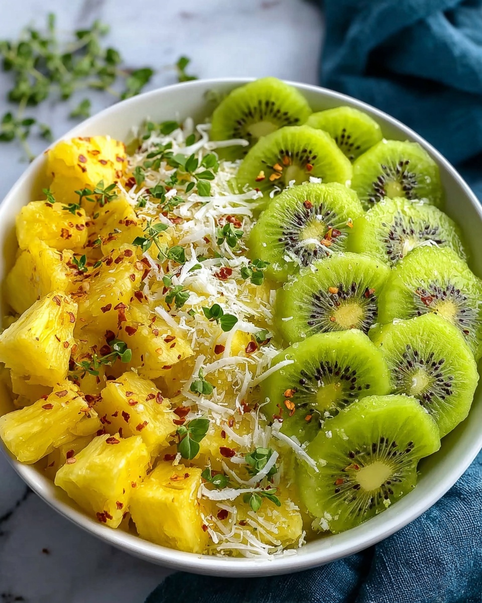Pineapple Kiwi Salad: A Bright, Refreshing Fruit Salad Everyone Will Love Recipe - Recipe Image